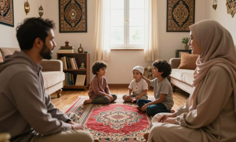الأسرة المسلمة: القيم والمبادئ التي تقوم عليها