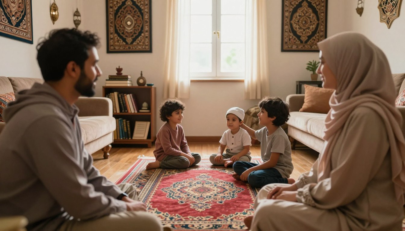 الأسرة المسلمة: القيم والمبادئ التي تقوم عليها